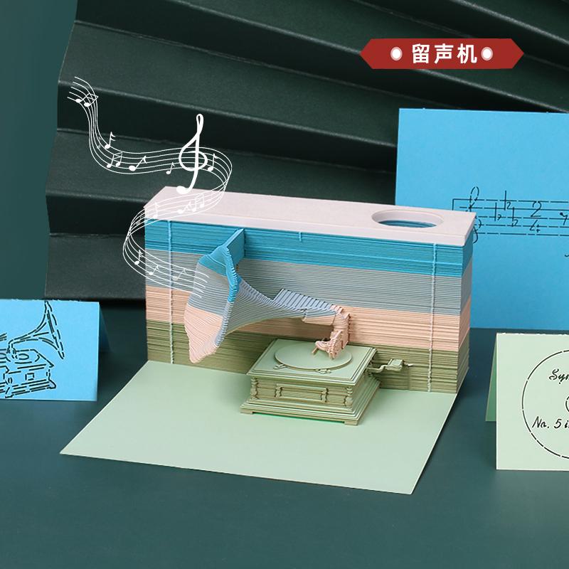 便签纸 撕出一件艺术品