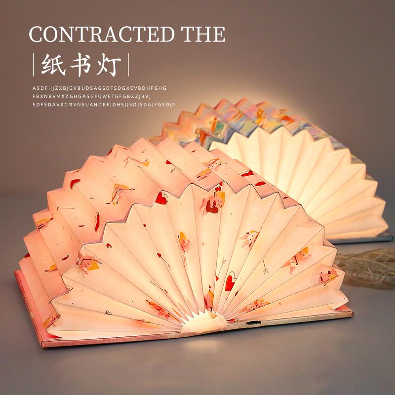 会发光的书！创意折纸书灯