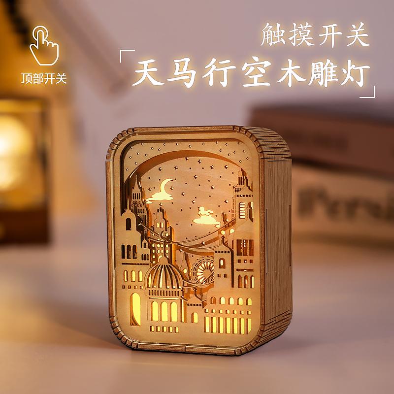 礼物不知道怎么选？看看这款创意木雕灯饰