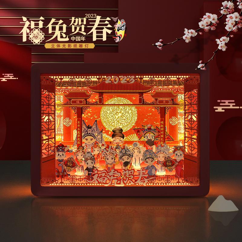 新年到！财星照！在此祝贺大家新年好！福兔携手京剧团向您拜年啦