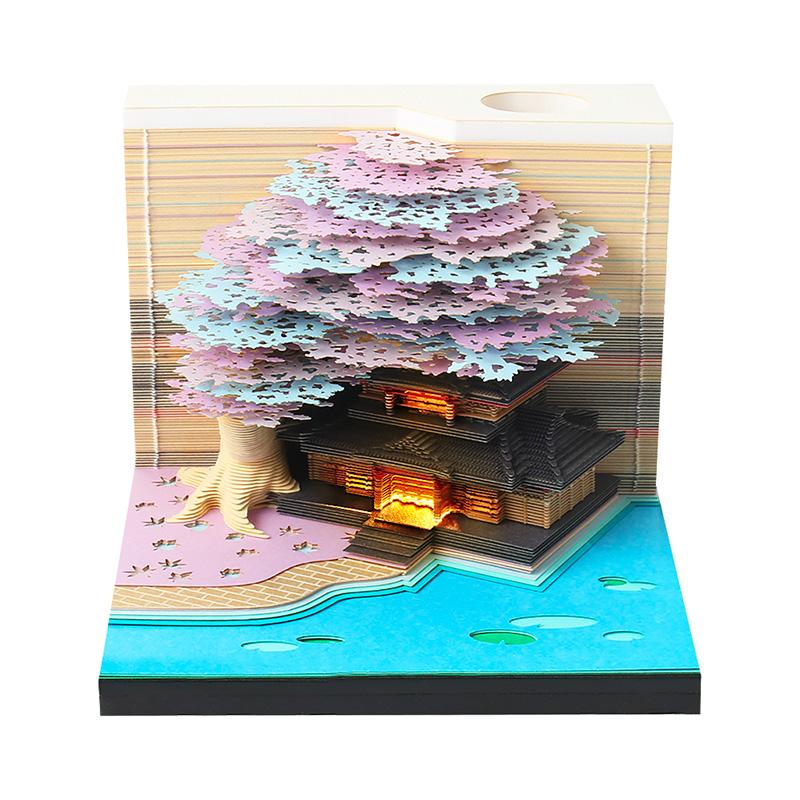 花团锦簇3D立体便签