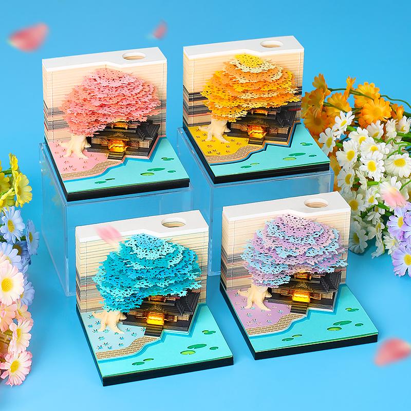风景系列-花团锦簇四色