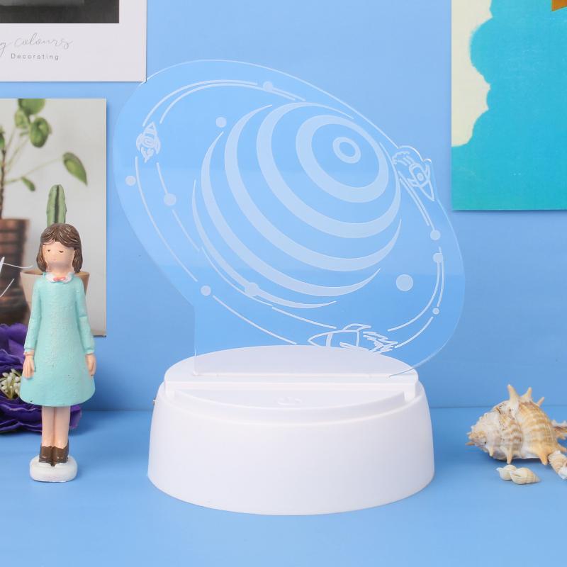 亚克力星球小夜灯