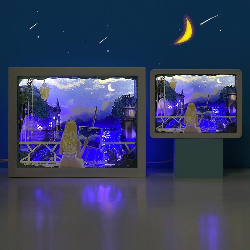 浪漫情怀-油画少女